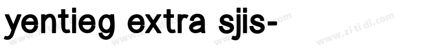 yentieg extra sjis字体转换